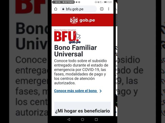 Encuentra el Enlace Oficial de BFU para Trámites en Perú: Todo lo que Necesitas Saber