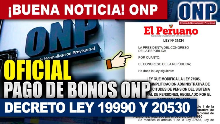 Todo lo que debes saber sobre el Bono Ley 19990 en Perú: Requisitos, Trámite y Beneficios