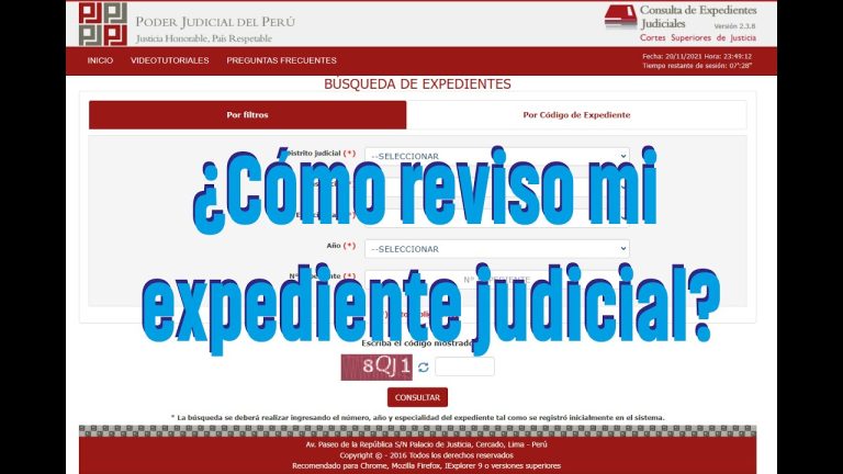 Busqueda de Expediente Judicial por Nombre en Perú: Guía Completa y Práctica