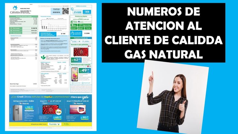 Atención al cliente Calidda: Teléfono y trámites en Perú