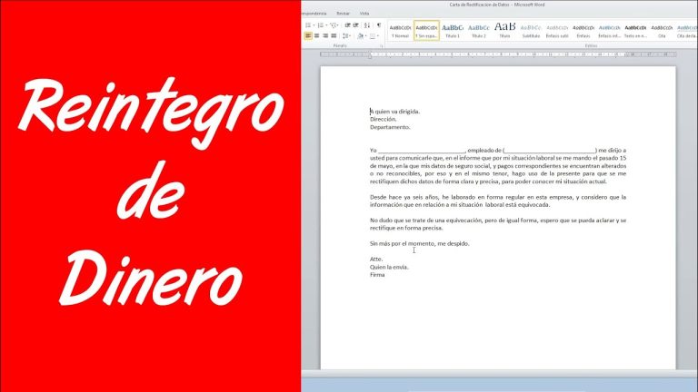 Guía definitiva: Cómo redactar una carta efectiva para solicitar la devolución de dinero en Perú