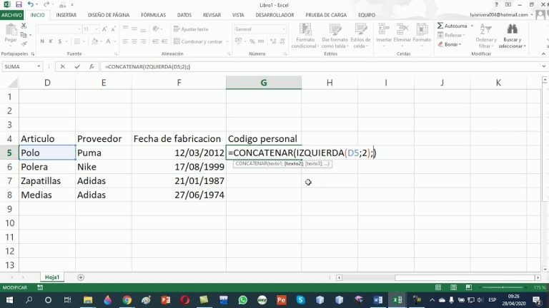 Cómo crear códigos alfanuméricos en Excel: Guía práctica para optimizar tus trámites en Perú