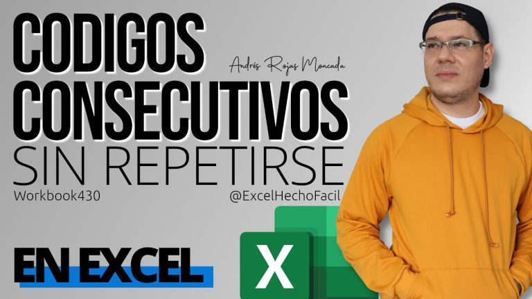 Guía paso a paso: Cómo generar códigos en Excel para trámites en Perú