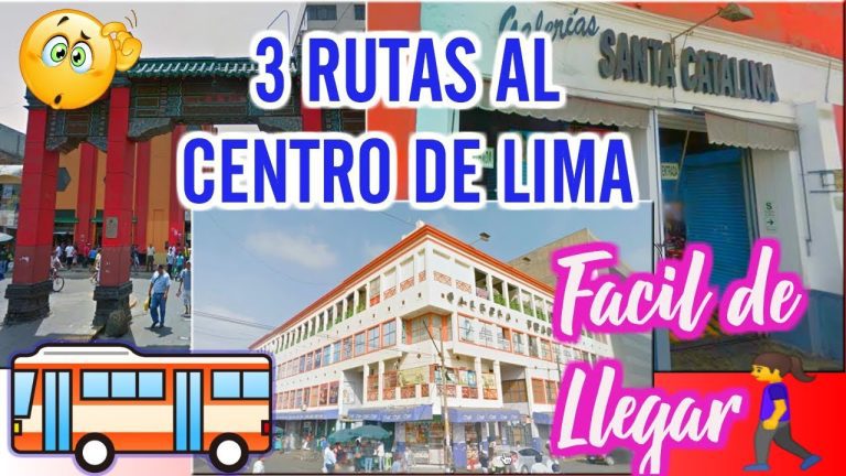 Guía completa: Cómo llegar al centro de Lima de forma eficiente para realizar trámites en Perú