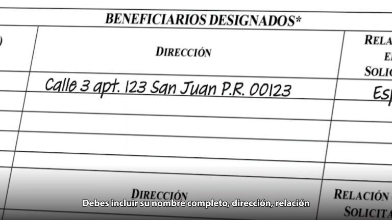 Guía paso a paso: Cómo llenar la declaración jurada de beneficiarios de vida Ley Rimac en Perú