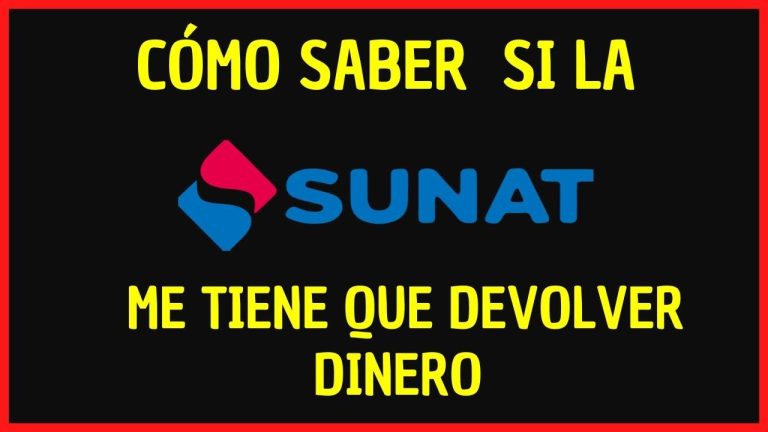 ¿Estás esperando un reembolso de SUNAT? Descubre cómo saber si SUNAT te devolverá dinero en Perú