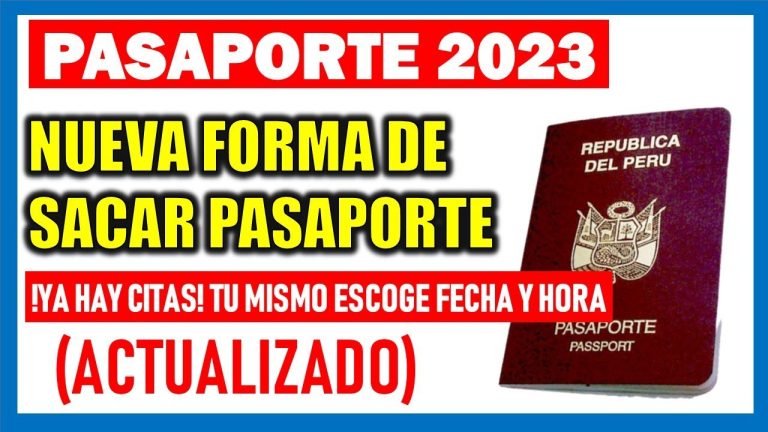 Cómo agendar una cita en línea para el pasaporte peruano: Guía completa para trámites rápidos y sencillos
