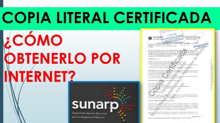 Guía completa: Cómo sacar una copia literal en Perú paso a paso