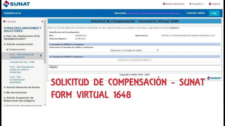 Guía completa sobre la compensación de deudas Sunat: requisitos y trámites en Perú