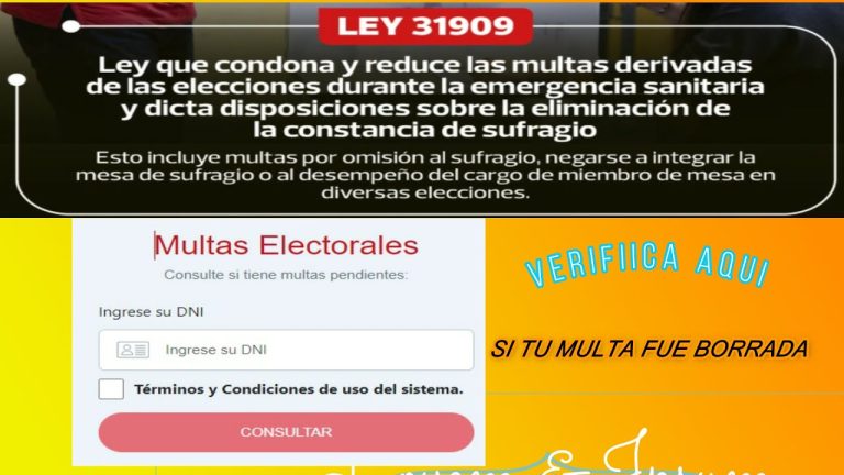 ¡Entérate de cómo condonar multas electorales en Perú y regulariza tu situación!