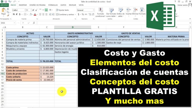 Guía completa de contabilidad de costos en Excel: ¡Optimiza tus trámites en Perú!