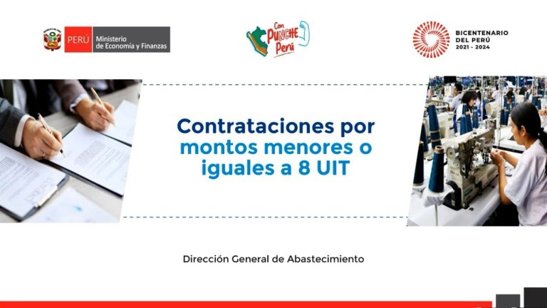 Todo lo que necesitas saber sobre contrataciones menores a 8 UIT en Perú: trámites y requisitos