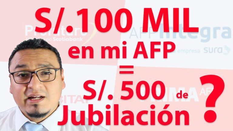 Descubre cuánto recibe un jubilado de AFP en Perú: Guía completa de trámites y montos