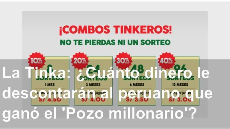 Todo lo que necesitas saber sobre los impuestos por ganar la Tinka en Perú: ¿Cuánto se paga y cómo hacerlo?