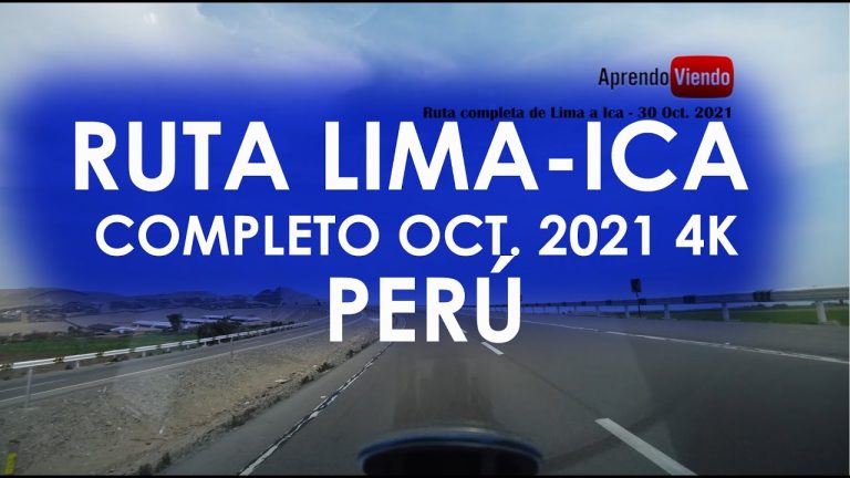 Todo lo que necesitas saber: ¿Cuántas horas se tarda de Lima a Ica para tus trámites en Perú?