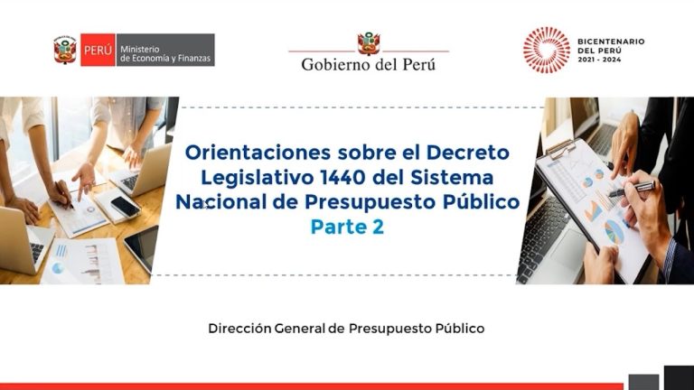 Todo lo que necesitas saber sobre el Decreto Legislativo del Sistema Nacional de Presupuesto Público en Perú: Trámites y Requisitos