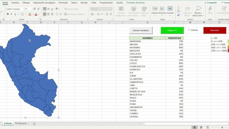 Guía detallada: Cómo descargar listado de departamentos, provincias y distritos del Perú en Excel para trámites fácilmente