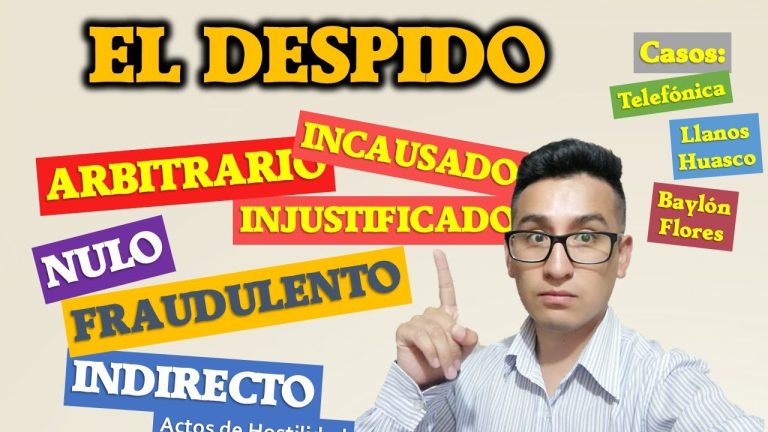 Guía completa sobre despido arbitrario en Perú: trámites, derechos y consejos