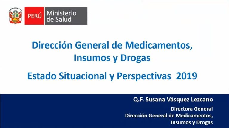Todo lo que necesitas saber sobre la Direccion General de Medicamentos, Insumos y Drogas en Perú: Trámites y Requisitos