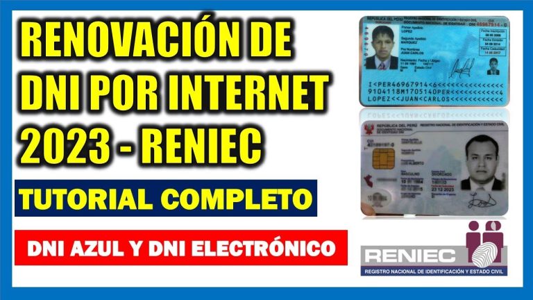 Tramitar DNI por Internet en Perú: Todo lo que Necesitas Saber