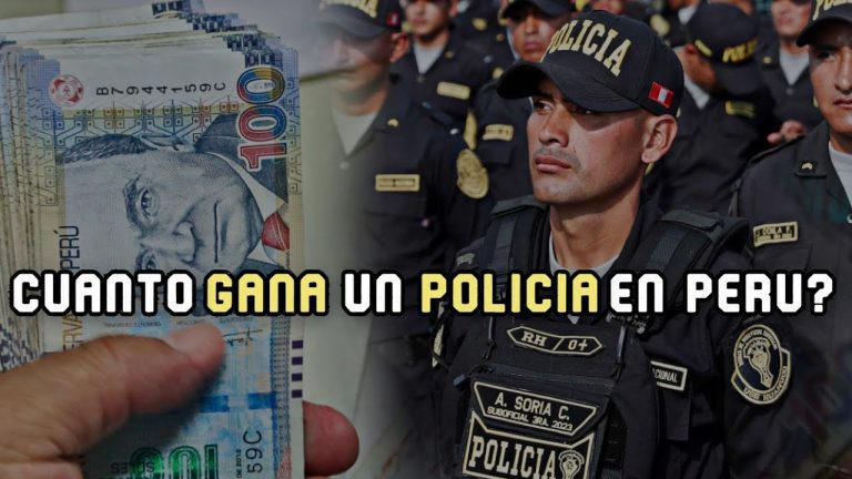 Descubre todo sobre el sueldo en la PNP: ¿Cuánto se gana en la Policía Nacional del Perú?