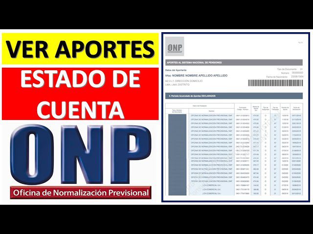 Todo lo que necesitas saber sobre el estado de cuenta ONP en Perú: trámites y requisitos actualizados