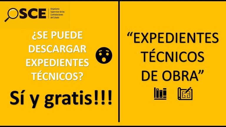 Guía completa del expediente técnico de obra en Perú: Descarga gratuita en PDF