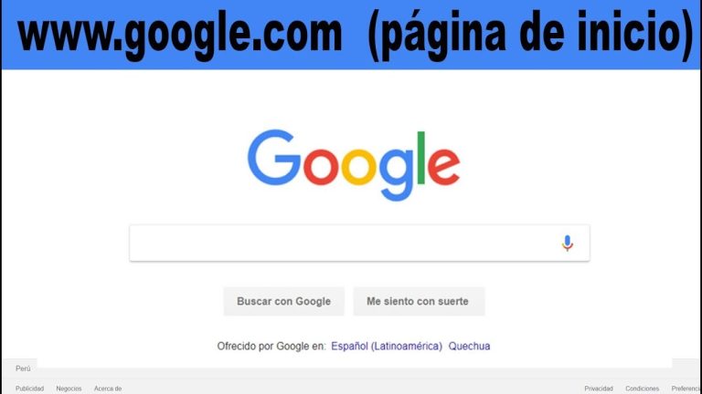 Trámites en Perú: Cómo utilizar Google.com.pe para simplificar tus gestiones