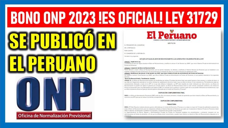 Todo lo que necesitas saber sobre la ley ONP en Perú: trámites y requisitos actualizados