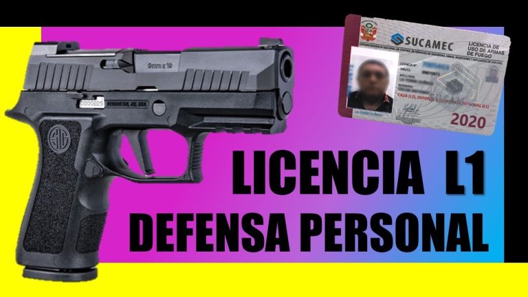 Todo lo que debes saber sobre la licencia de armas en Perú: requisitos, trámites y permisos