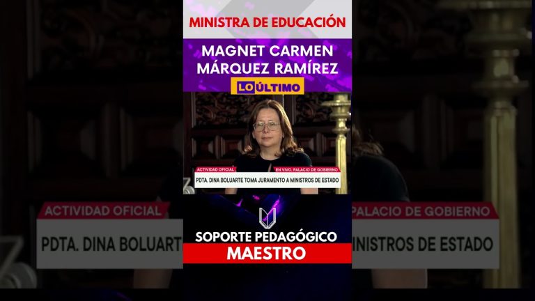 Ministra Magnet Marquez Ramirez: Todo lo que necesitas saber sobre sus funciones y trámites en Perú