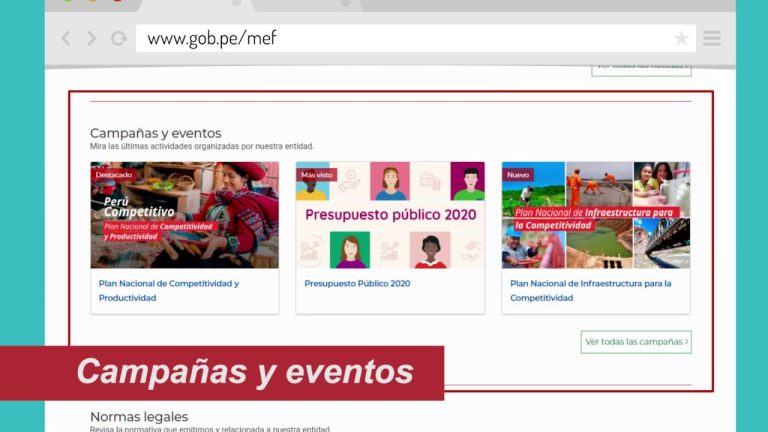 Guía completa de trámites en Perú: Todo lo que necesitas saber sobre MEf.gob.pe