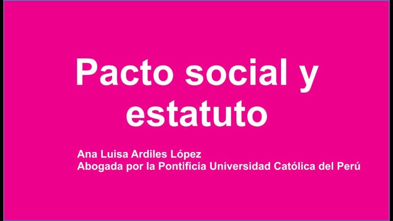 Todo lo que necesitas saber sobre el pacto social y estatuto: trámites en Perú