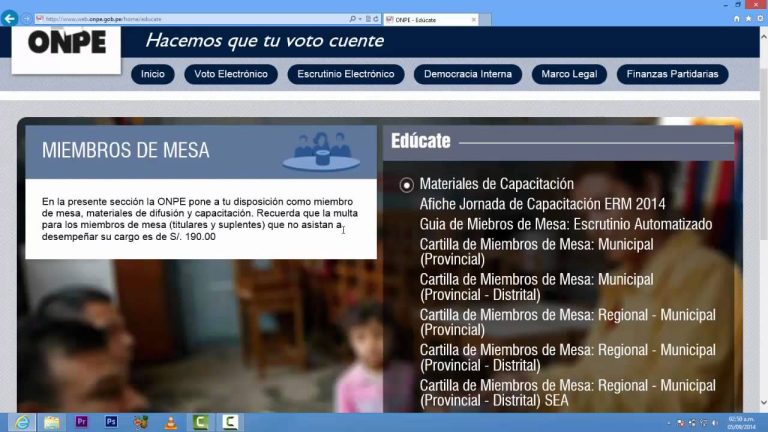 Todo lo que necesitas saber sobre la página web de la ONPE en Perú: trámites, consultas y más