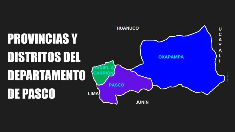 Descubre el Mapa de Pasco y sus Provincias: Todo lo que necesitas saber para tus trámites en Perú