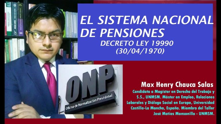Guía completa del Sistema Nacional de Pensiones DL 19990: Trámites en Perú