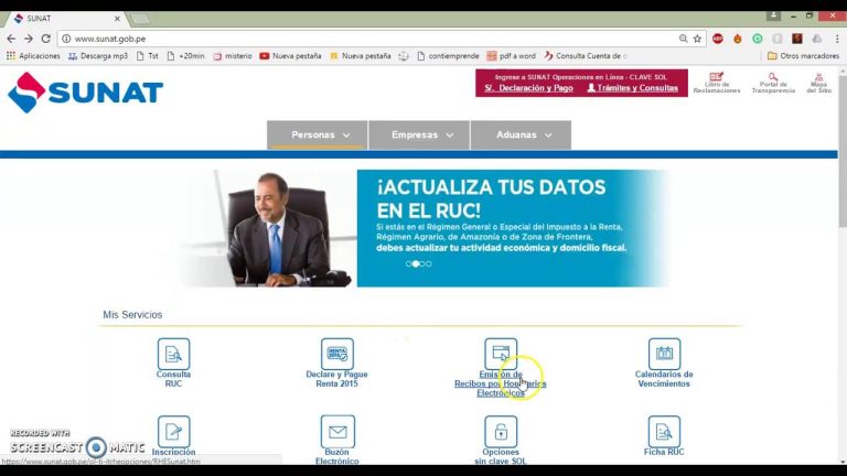 Guía completa para realizar operaciones en línea como recibo por honorarios en Perú: Paso a paso y requisitos