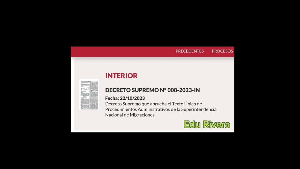 Guía completa para realizar trámites de migraciones en Tupa Perú Todo