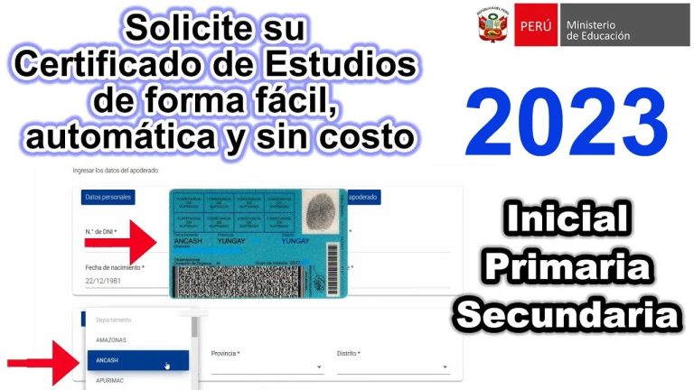 Todo lo que necesitas saber sobre el certificado de estudios del Reniec en Perú: trámites, requisitos y más