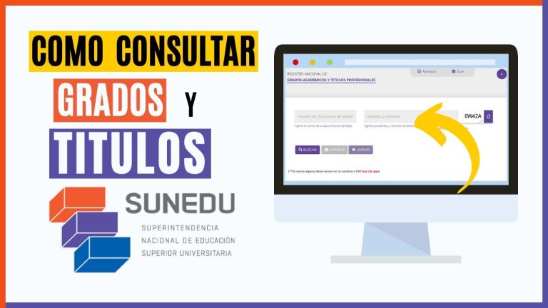 Todo lo que necesitas saber sobre la consulta de grado y títulos Sunedu en Perú: guía completa