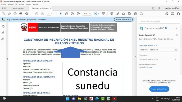 Todo lo que necesitas saber sobre el registro de grados en Sunedu en Perú: requisitos, procesos y más